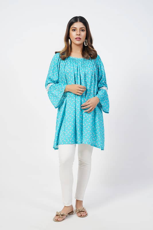 Blue color top